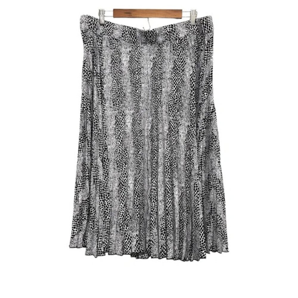 NEW Lane Bryant Animal Print Pleated Skirt Size 18/20 NWT